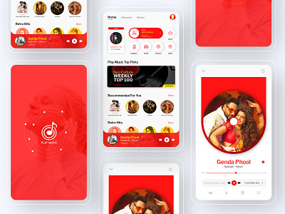 MUSIC APP UI DESIGN app app design behance design app dribbble best shot mobile app mobile app design mockup music music app music art music player player songs ui ui design uidesign uiux ux ux design