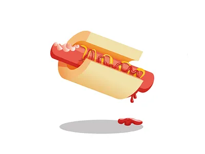 #C 26daysoftype adobe cartoon creative design fastfood fooddesign geometic hotdog illustration illustrator isometric logo typogaphy vector