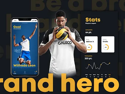 Wilfredo León – campaign creation app billboard billboard design branding concept concept design creative design creativity key visual poster strategy typography ui ui design ux ux design vector