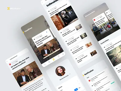 Ekantipur App adobe xd branding design ekantipur ekantipur app mobile mobile app mobile ui ui ux