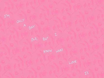 Worms acorns floral floral pattern flowers leaves love lyric lyrics music pattern plants worms