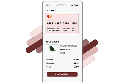 DailyUI Challenge 002 - Credit Card Checkout checkout page dailyui design ux web