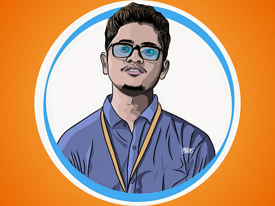 A vectorised Portrait Avatar avatardesign design illustration art illustrations illustrator portrait vector illustration vectorart