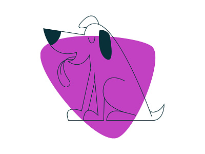 untitled-65 dog illustration line art