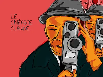 Illustration "Le cinéaste Claude" illustration