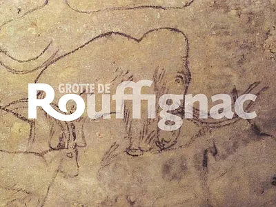 Grotte de Rouffignac branding design logo typography