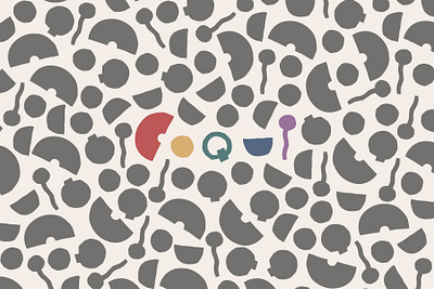 Coqui postcard logo design