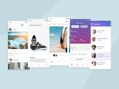 Mobile app UIs created with Justinmind minimalist ui ui design ui ux design interaction design ui ux design interaction design ux ux design