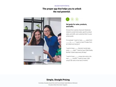 Milestone Motivator Shopify App app design illustration shopify typography website