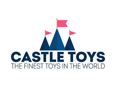 Daily Logo Challenge #49 -Toy Store branding castle castle toys daily logo daily logo challenge daily logo design dailylogochallenge design illustration logo