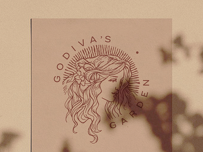 Godiva´s Garden | Branding badge brand identity identity illustration logo