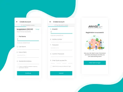 Avanse - On Boarding 2 app branding design illustration telecommunication ui ux