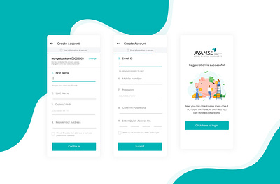 Avanse - On Boarding 2 app branding design illustration telecommunication ui ux