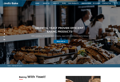 Indiz bakes branding design logo ui ux web