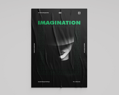 Imagination design poster design