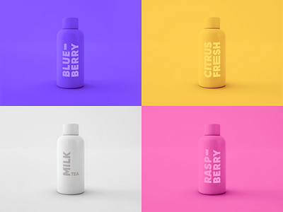 Fruit Mix Packaging blueberry bottle design brand identity branding citrus design drinks food fruits mockup product design raspberry visual identity