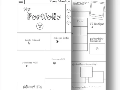 White Portfolio Concept design graphic design ui ux web web design website