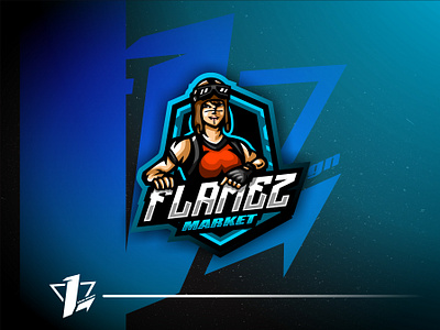 FlamezMarket branding designer esport logo esports flat design logo logo sport mascot typography ui vector