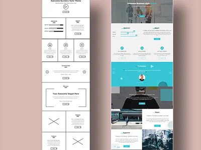 Ecosky WordPress Theme design graphic design ui ux web web design website