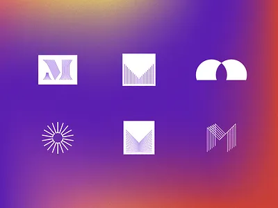 M Marks icons logo m mark sun