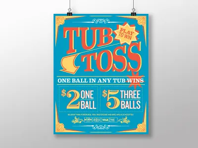 Fair Poster 01 carnival design game games poster typography