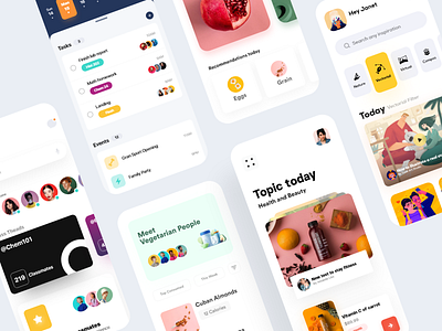 White Space Design app app ui clean ui ios iphone kit8 minimal minimalist mobile trending trends ui ui ux uidesign ux ux design white space whitespace xd xd ui kit