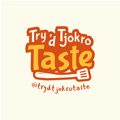 Logo Try 'D Tjokro Taste brand design branding business culinary design food illustration logo vector