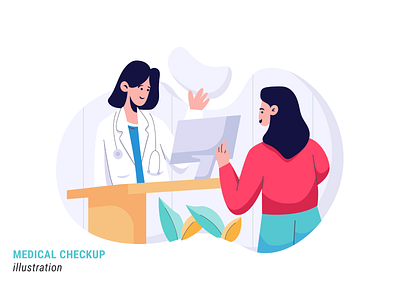 Medical Checkup design flat illustration illustration medical medical care medical checkup medical design medical illustration ui ux vector