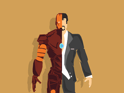 I Am Ironman! adobe art blacklivesmatter blm design dribbble fandom flat illustration iron man ironman marvel marvel comics marvelcomics minimalist ui vector