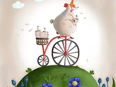 Hen Reaver animation design illustration