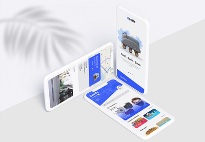 Beetle Delivery Robot App figma illustrator photoshop typography ui uidesign ux