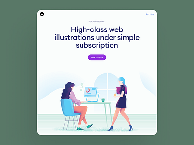 Nature Illustrations + Web = 👌 application background craftwork hero illustration illustrations landing ui uidesign uiux ux vector walkthrough web website