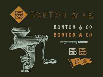 BonTon brand brand identity branding design logo northern typography