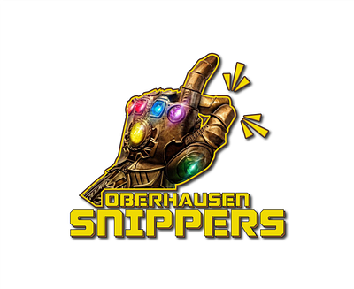 Oberhausen Snippers design fantasy football football illustration logo sports