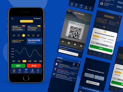 Cryptocurrency App Design bitcoin crypto crypto currency crypto exchange crypto wallet cryptocurrency mobile app mobile app design mobile design mobile ui