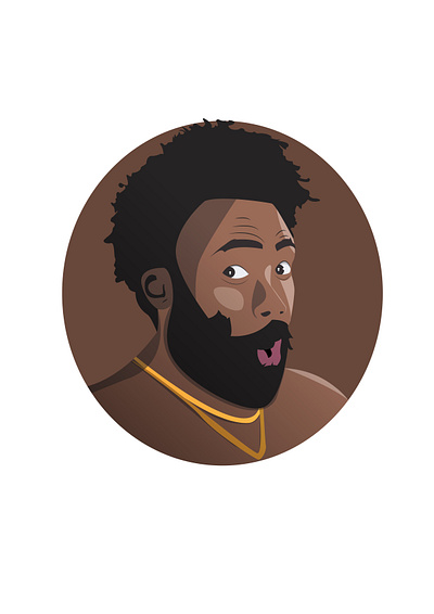 Childish Gambino Illustration adobe illustrator adobe photoshop art design fanart illustration illustrator poster poster art vector