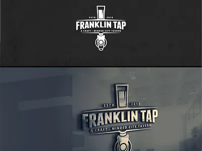 Franklin Tap beerlogo brewing tap logo craft beer logo logo design logodesign micro brewery logo vintage logo