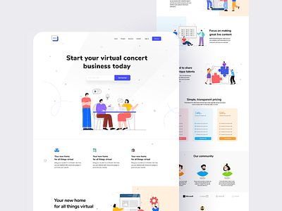 AICity Webdesign V2 app design illustrations interface landing landing page minimal product saas app saas landing page ui uidesign uigeek ux web website websitedesign white