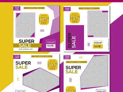 Super Sale Social Media Add Banner Template add branding design designs facebook fashion fashion design illustration illustrator marketing minimal sale shopify simple social social media template typography ux vector
