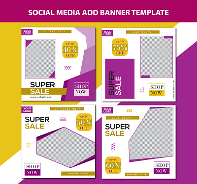 Super Sale Social Media Add Banner Template add branding design designs facebook fashion fashion design illustration illustrator marketing minimal sale shopify simple social social media template typography ux vector