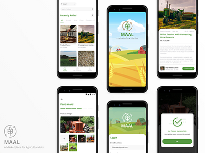 MAAL - A Marketplace for Agriculturalists agriculturalists agriculture buy farmer marketplace sell uidesign uxdesign