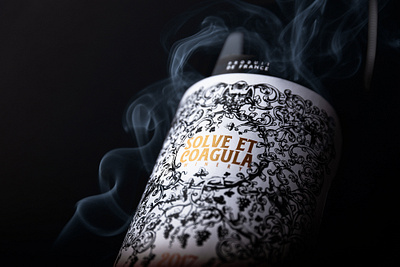 Salve et Coagula Winery dark foxtrot foxtrotstudio wine wine bottle wine branding wine design wine label wine label design