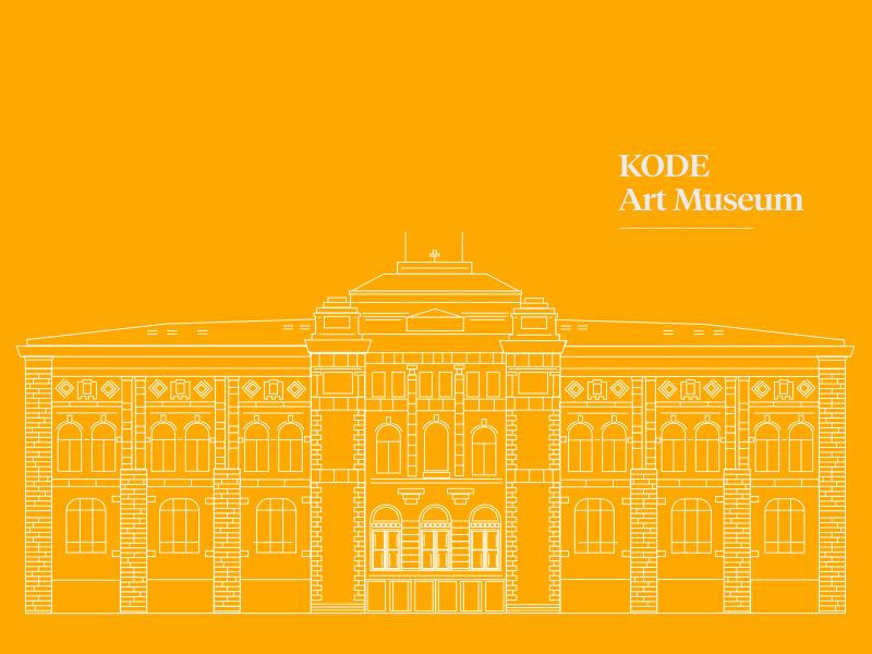 Line art // Buildings in Bergen adobeaftereffects adobeillustator branding design dribble dribbleweeklywarmup gif illustration vector yellow