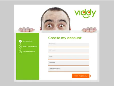 Video meeting platform signup screen dailyui dailyui 001 logo ui ux