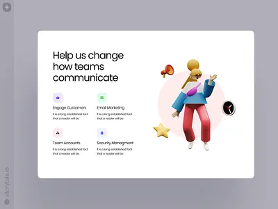 Superscene Illustrations ⭐️ 3d colorful design illustration product storytale superscene ui volumetric web