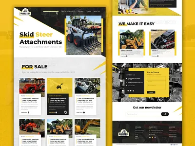 Market Side Equipment Sales design realestate ui ui ux website design