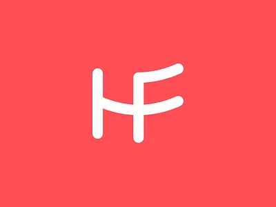 HF Logo Monogram logo logo design logodesign logotype monogram monogram logo photoshop typography