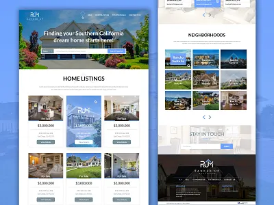 Ranked Up Marketing design realestate ui ui ux website design