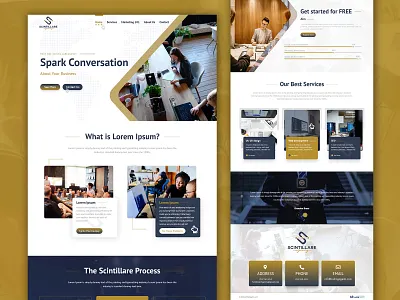 Scintillare design realestate ui ui ux website design