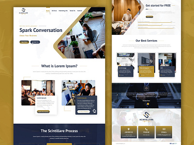 Scintillare design realestate ui ui ux website design